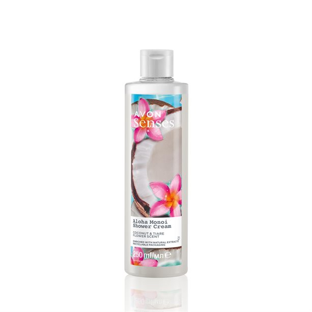 Avon Senses Aloha Monoi Shower Cream 250ml