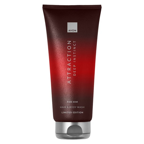 Attraction Deep Instinct For Him Hair and Body Wash
