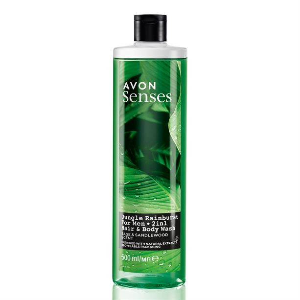 Senses Jungle Rainburst Hair & Body Wash
