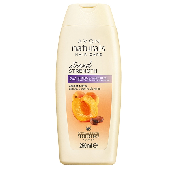 Avon Apricot & Shea Butter 2-in-1 Shampoo & Conditioner - 250ml
