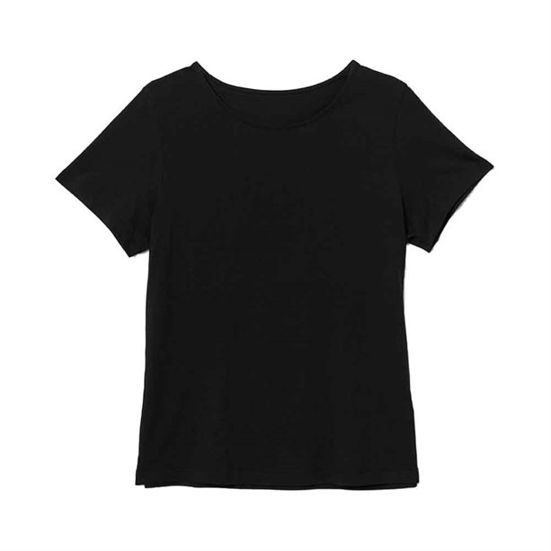 Avon Black Cotton Short Sleeve T-Shirts
