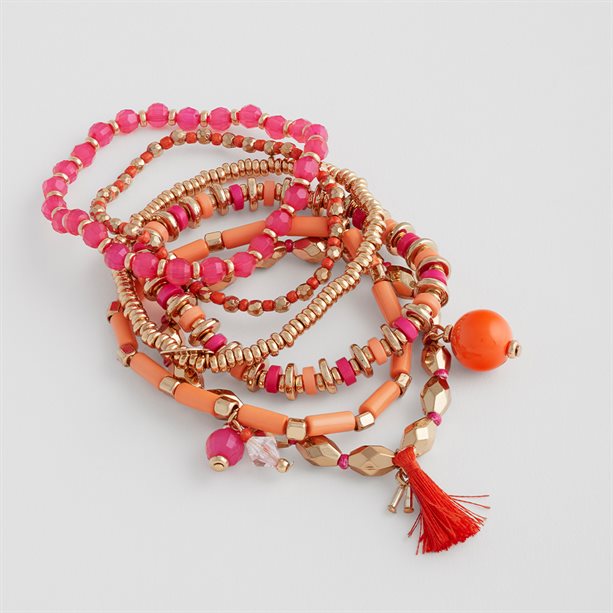 Avon Lara Stacking Bracelets - Pink