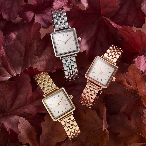 Avon Square Matte Bracelet Style Watch