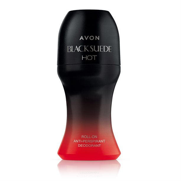 Avon Black Suede Hot Roll-On Anti-Perspirant Deodorant - 50ml