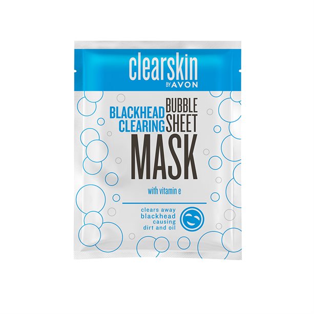 Avon Clearskin Blackhead Clearing Bubble Sheet Mask