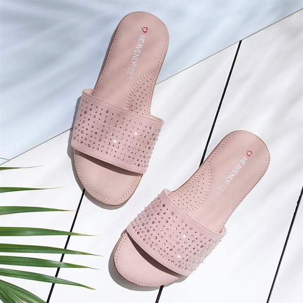 Avon Heavenly Feet Embellished Sliders