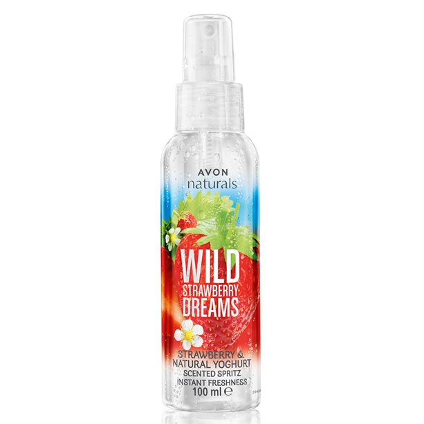 Avon Naturals Body Wild Strawberry Dreams Scented Spritz - 100ml