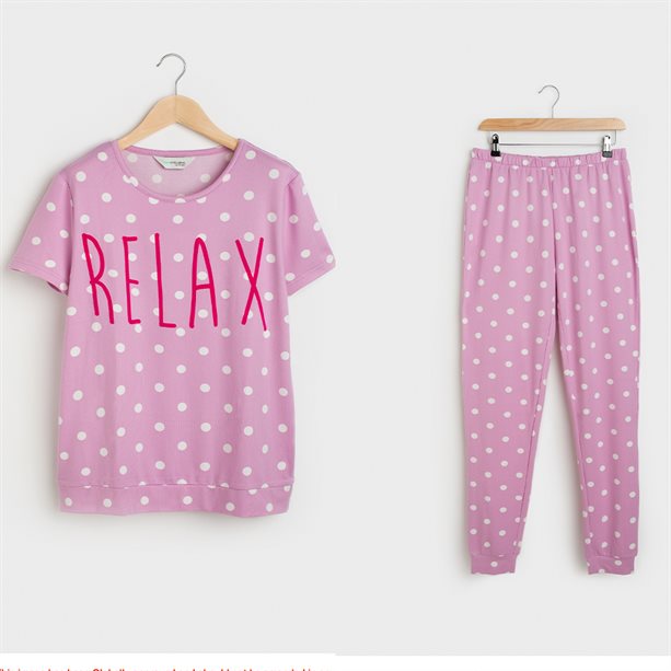 Avon Polka Dot Lounge Set - Small 8-10