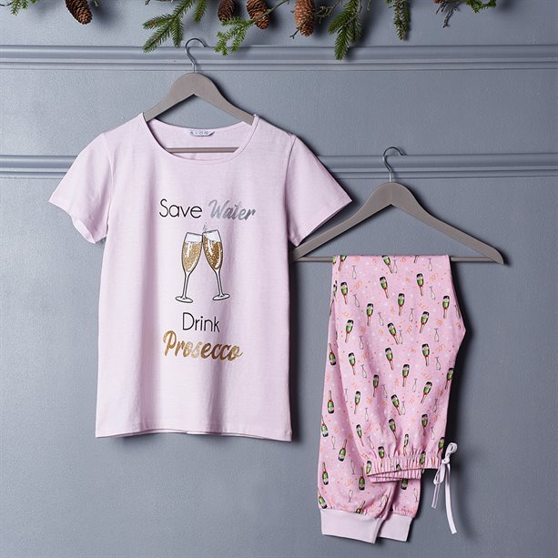 Avon Prosecco Cotton PJs Jogger Style