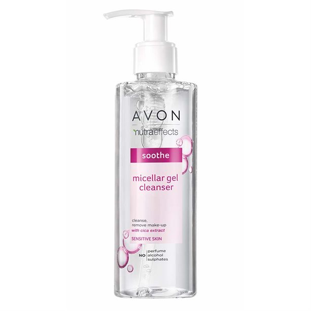 Avon Nutra Effects Soothe Micellar Gel Cleanser - 195ml