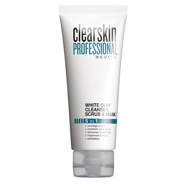 Avon Clearskin Professional White Clay Cleanser, Scrub and Mask