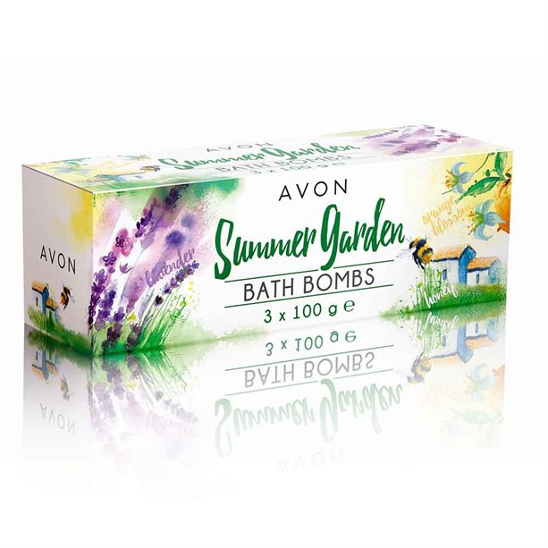 Avon Trio of Summer Garden Bath Bombs