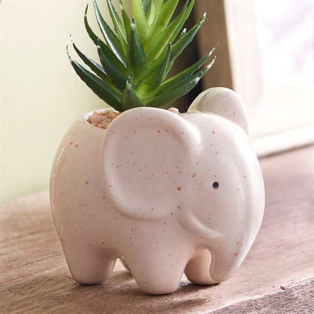 Avon Elephant Desktop Planter