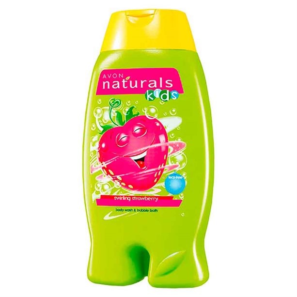 Avon Kids' Swirling Strawberry Body Wash & Bubble Bath - 250ml