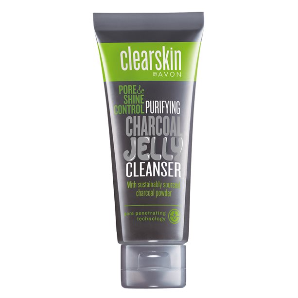 Avon Clearskin Pore & Shine Control Purifying Charcoal Jelly Cleanser 125ml