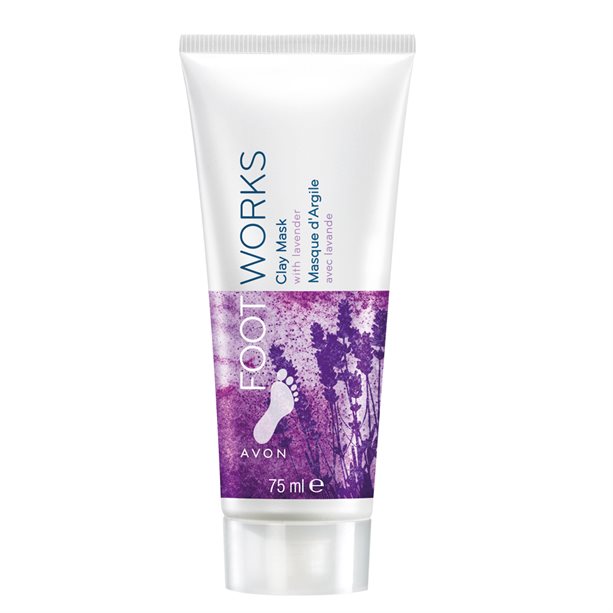 Avon Foot Works Lavender Clay Mask 75ml