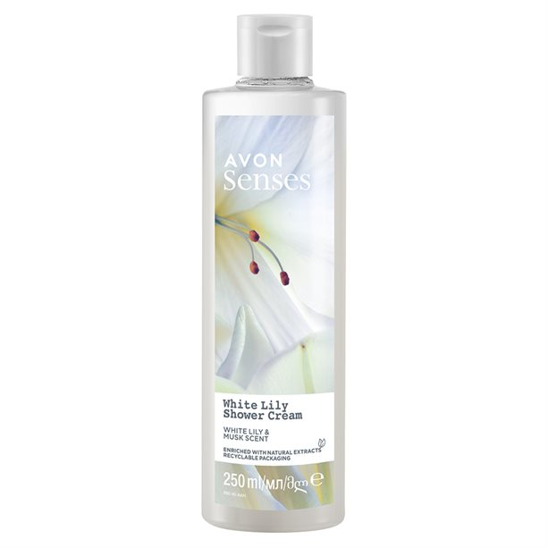 Avon Senses White Lily Shower Crème 250ml